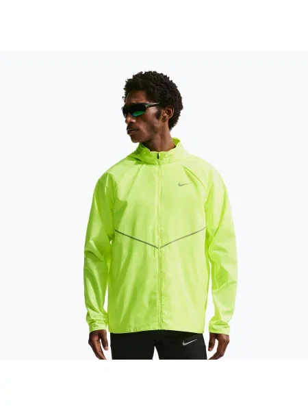 Kurtka do biegania Nike Miler Repel UV volt ice/volt ice żółta