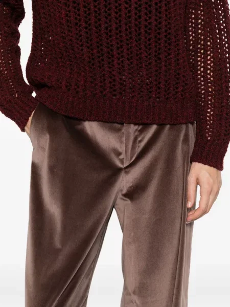 Pantaloni Tagliatore de catifea maro