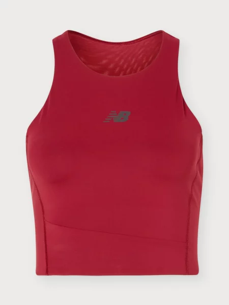 Sportovní top New Balance šedý