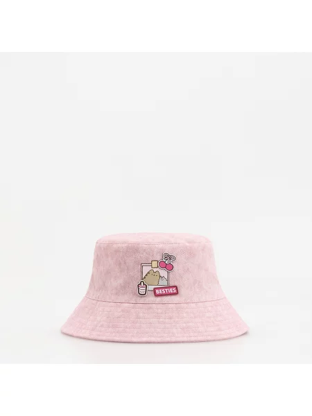 Reserved Džínový klobouk Pusheen růžová