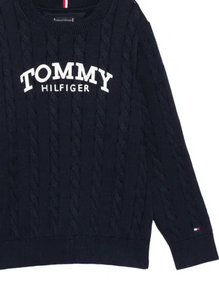 Sweter dziecięcy Tommy Hilfiger niebieski