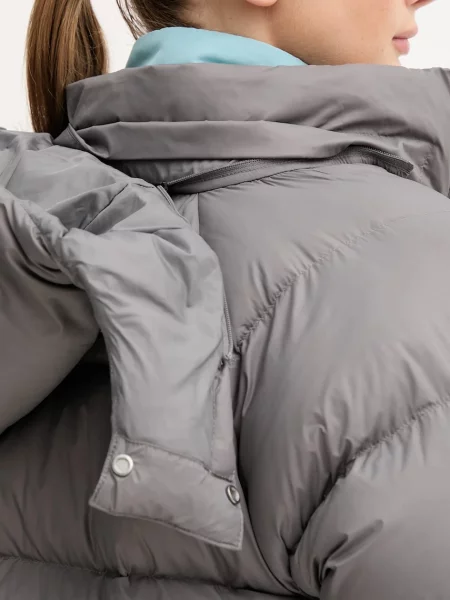 Пуховик The North Face серый