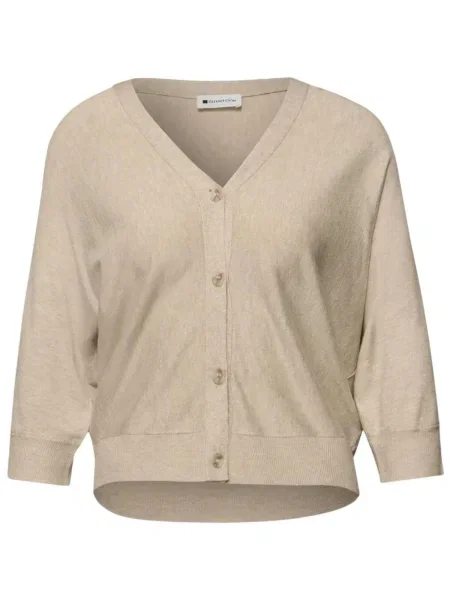 Cardigan Street One cu decolteu în V streetstyle bej