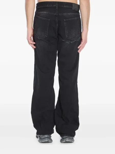 Traperice Balenciaga s izlizanim efektom crna