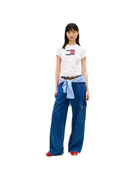 Tricou Tommy Hilfiger alb