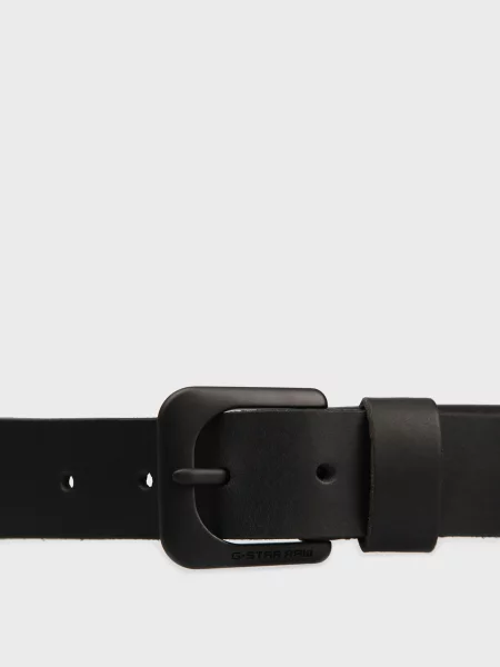 Кожаный ремень G-star Raw черный