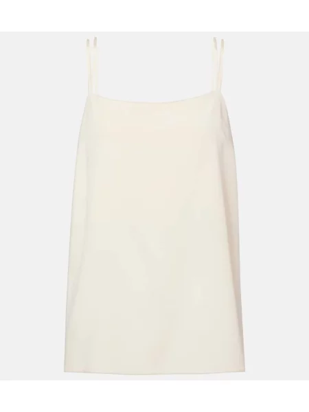 Maiou Max Mara de mătase alb