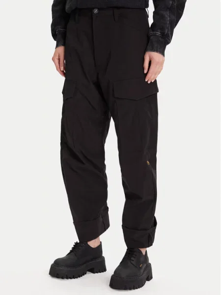 Kalhoty z materiálu G-Star Raw černé