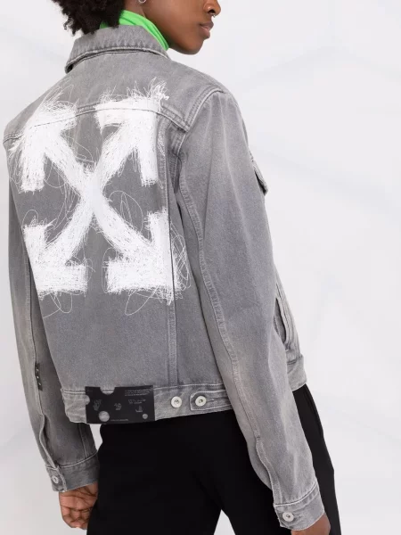 Geacă de blugi Off-white alb
