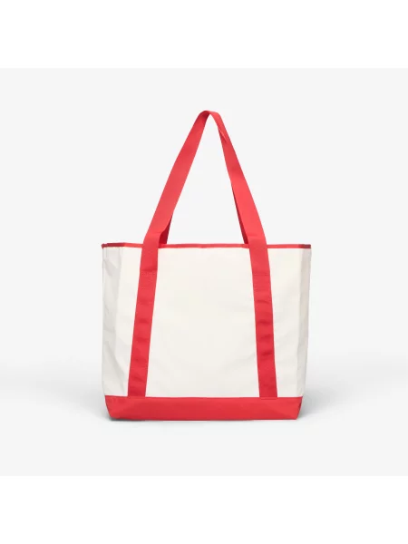 Чанта New Balance Basketball Tote Bag Team Red/ Sea Salt Universal червено