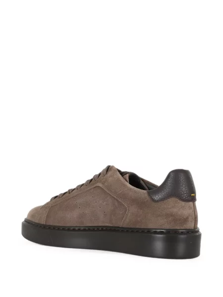 Sneakerși Doucal's din piele de căprioară maro