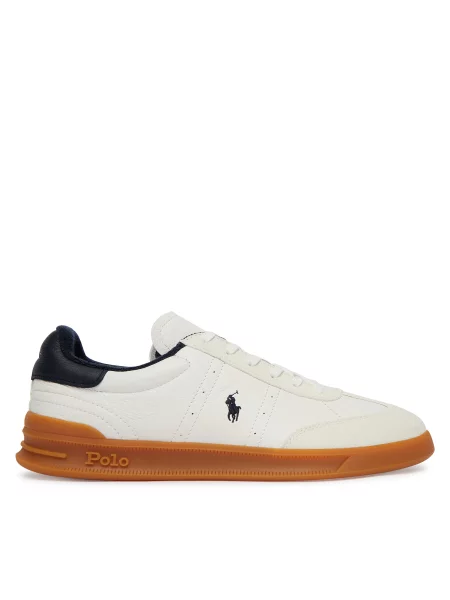 Polo Ralph Lauren Niske tenisice HRT AERA mornarsko plava / vuneno bijela