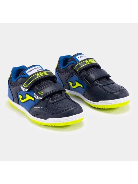 Buty sportowe piłkarskie halówki dziecięce JOMA TOP FLEX na halę do szkoły niebieskie