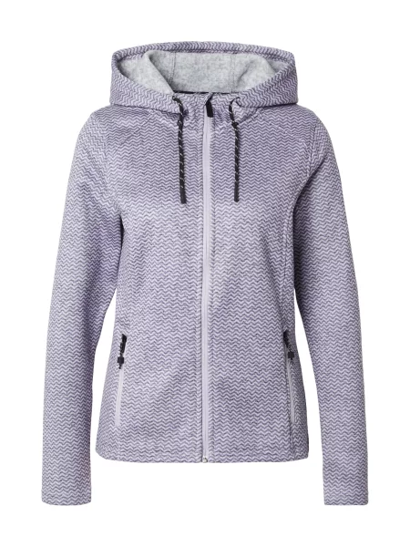 KILLTEC Jachetă fleece funcțională KOW 5 mov lavandă alb