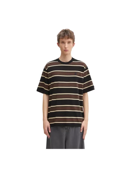 A Bathing Ape t-shirt One Point Strip z aplikacją czarny