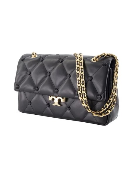 Torebka Tory Burch skórzana czarna