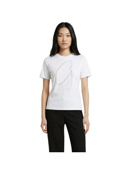 Tricou Guess cu tepi alb