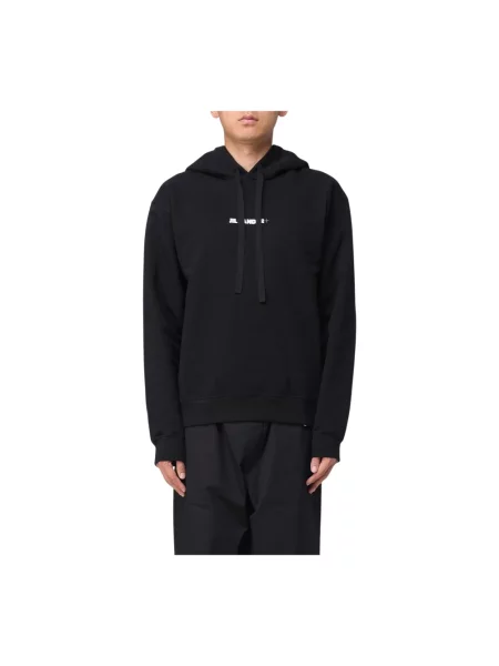 Bluza Jil Sander z logo czarna