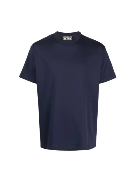 Koszulka Versace Jeans Couture z krótkim rękawem niebieska