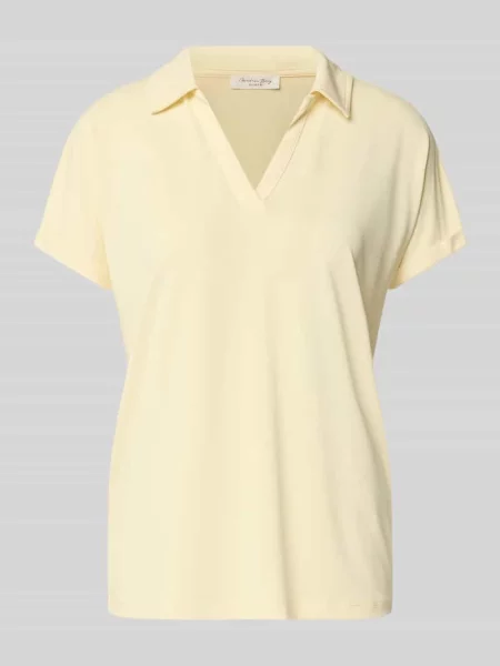 Koszulka polo o kroju regular fit z mieszanki modalu Christian Berg Woman