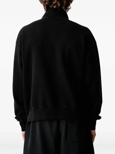Суичър с цип Vetements с автограф черно