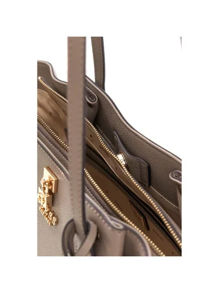 Crossbody kabelka Guess hnedá