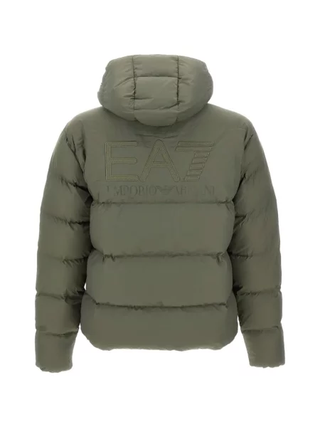 Geacă cu puf Ea7 Emporio Armani verde