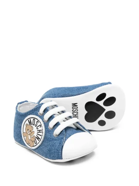 Sneakersy dziecięce Moschino niebieskie