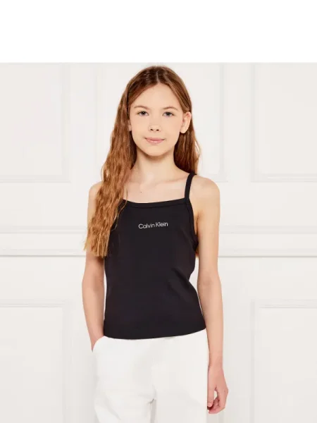 Calvin Klein Jeans Felső Punto Slim Fit fekete