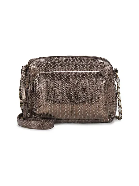 Usnjena crossbody torbica Pieces