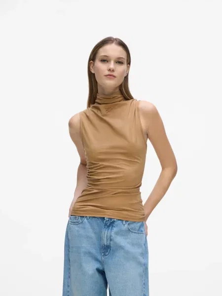 Karl Lagerfeld Top maro cappuccino bej