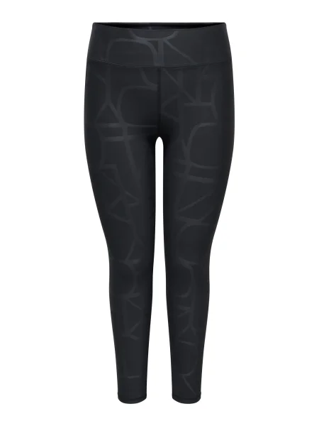 ONLY PLAY Pantaloni sport ONPFONT gri metalic negru