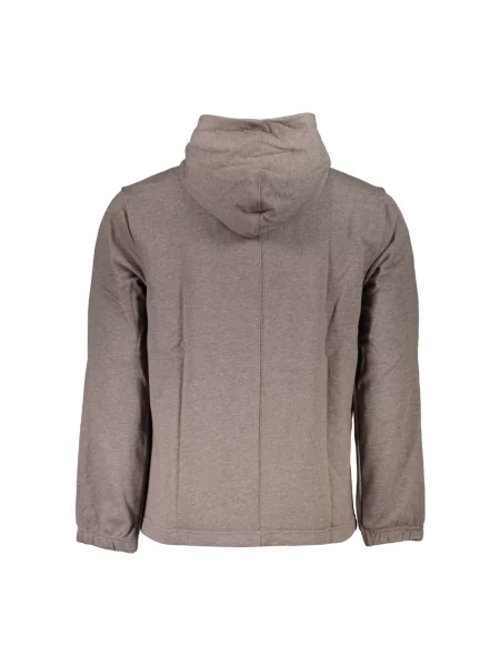 Bluza z kapturem Calvin Klein brązowa
