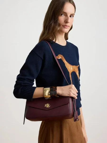 Lauren Ralph Lauren сумка крос-боді шкіряна