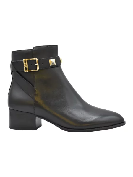 Buty do kostki Michael Kors skórzane czarne