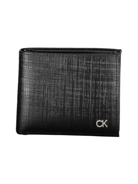 Portfel Calvin Klein skórzany elegancki czarny