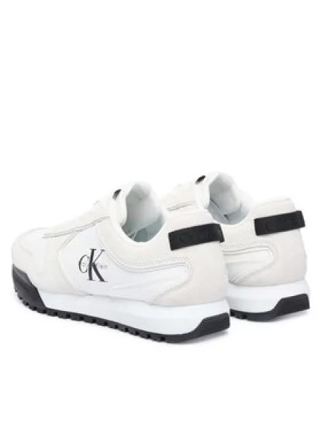 Calvin Klein Jeans Rövid szárú sportcipők TOOTHY RUNNER szürke / fekete piszkosfehér fehér