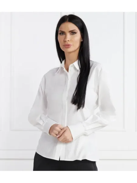 Karl Lagerfeld Cămașă poplin alb
