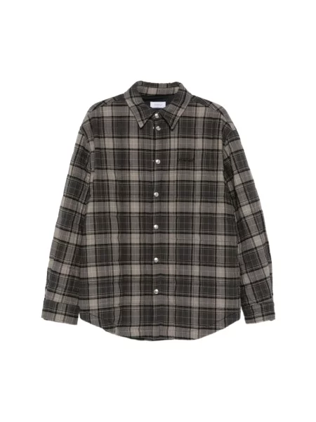 Kurtka Off-white w kratę biała
