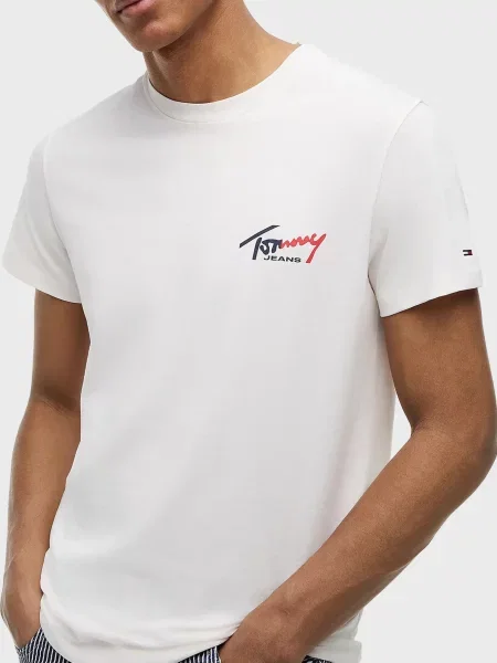 Футболка Tommy Jeans біла