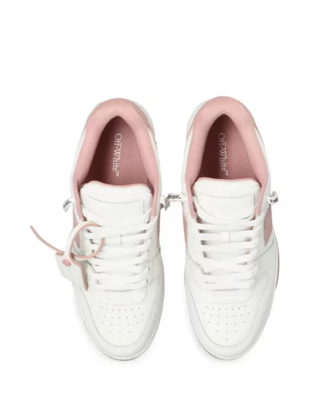 Sneakerși Off-white business alb
