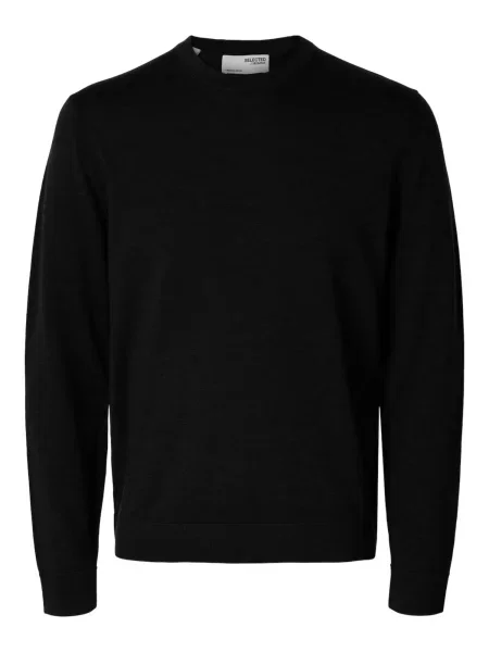 SELECTED HOMME Pulover SLHTRAY' negru