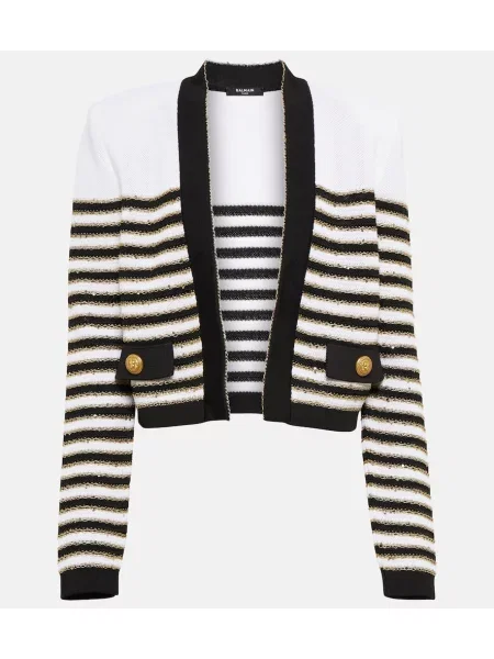 Cardigan Balmain cu dungi