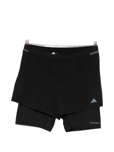 Pantaloni scurți Adidas cu imagine negru