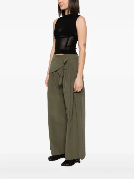 Top Issey Miyake z siateczką czarny