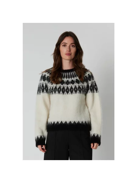 Dzianinowy sweter Rue De Femme biały