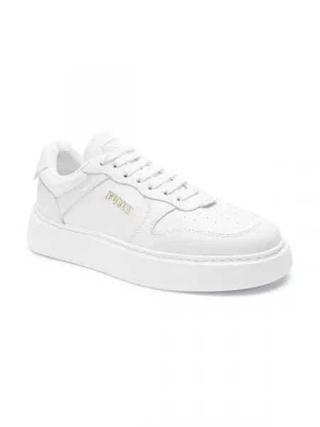 Furla Bőr sneakers tornacipő fehér