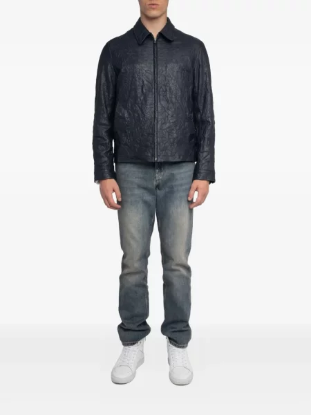Geanta de piele Zadig&voltaire albastru