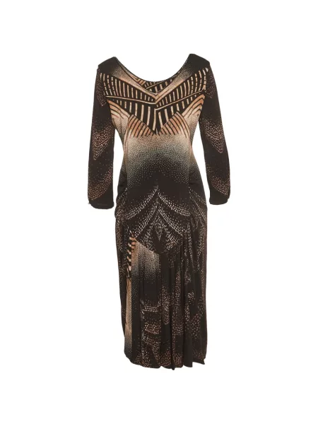 Rochie mini Roberto Cavalli din jerseu negru