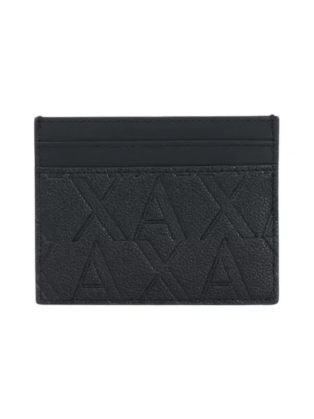Portfel Armani Exchange z ukrytymi kieszeniami czarny